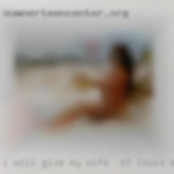 I will give you my my wife in St. Louis, MO IG info.